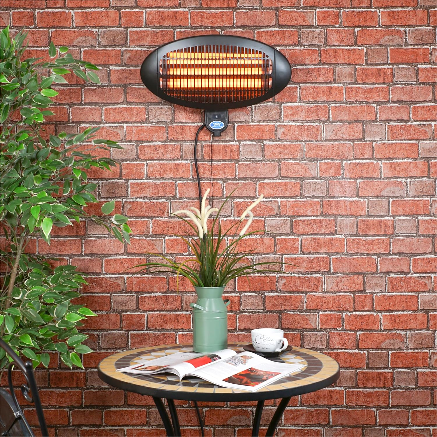 Factory ceiling radiant heater